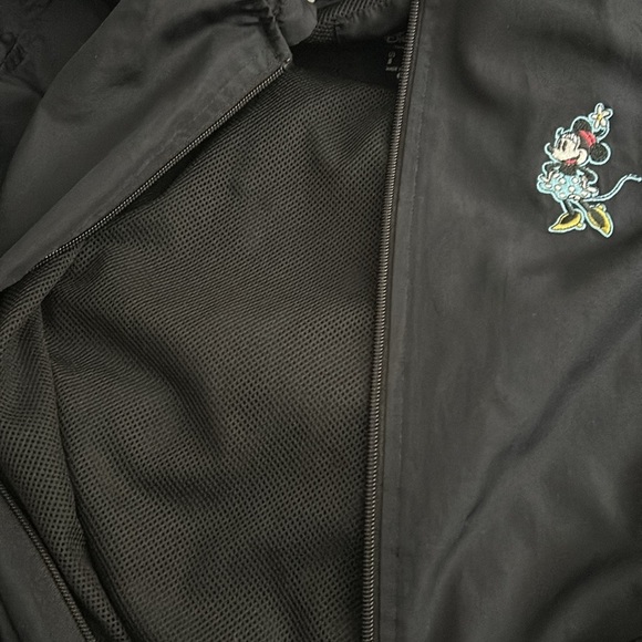 Disneyworld Minnie Mouse raincoat, womens size small. Black and turquoise. - Picture 8 of 9